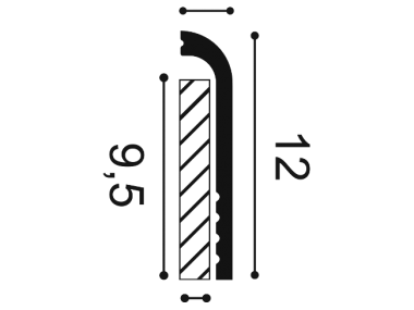 Listwa przypodłogowa SX185
