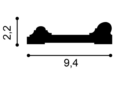 Listwa ścienna DX121