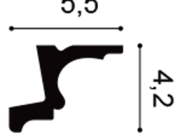 Listwa sufitowa C323