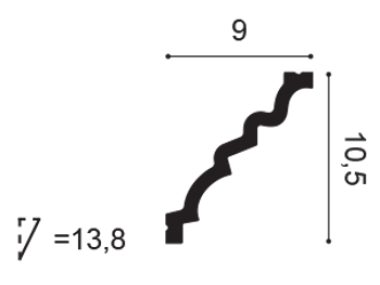 Listwa sufitowa C326
